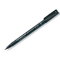 10 STAEDTLER Lumocolor Folienstifte schwarz 0,6 mm permanent