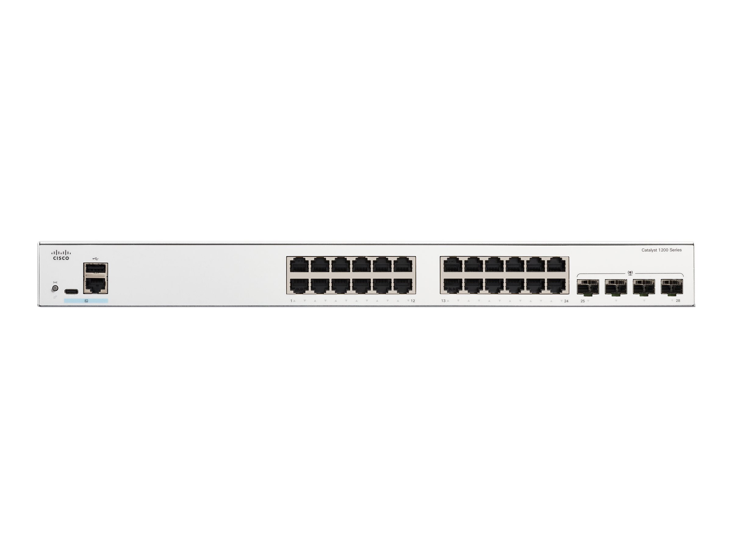 CISCO Catalyst 1200 24-Port Switch / Data-Only / 4 x 1G SFP Uplinks
