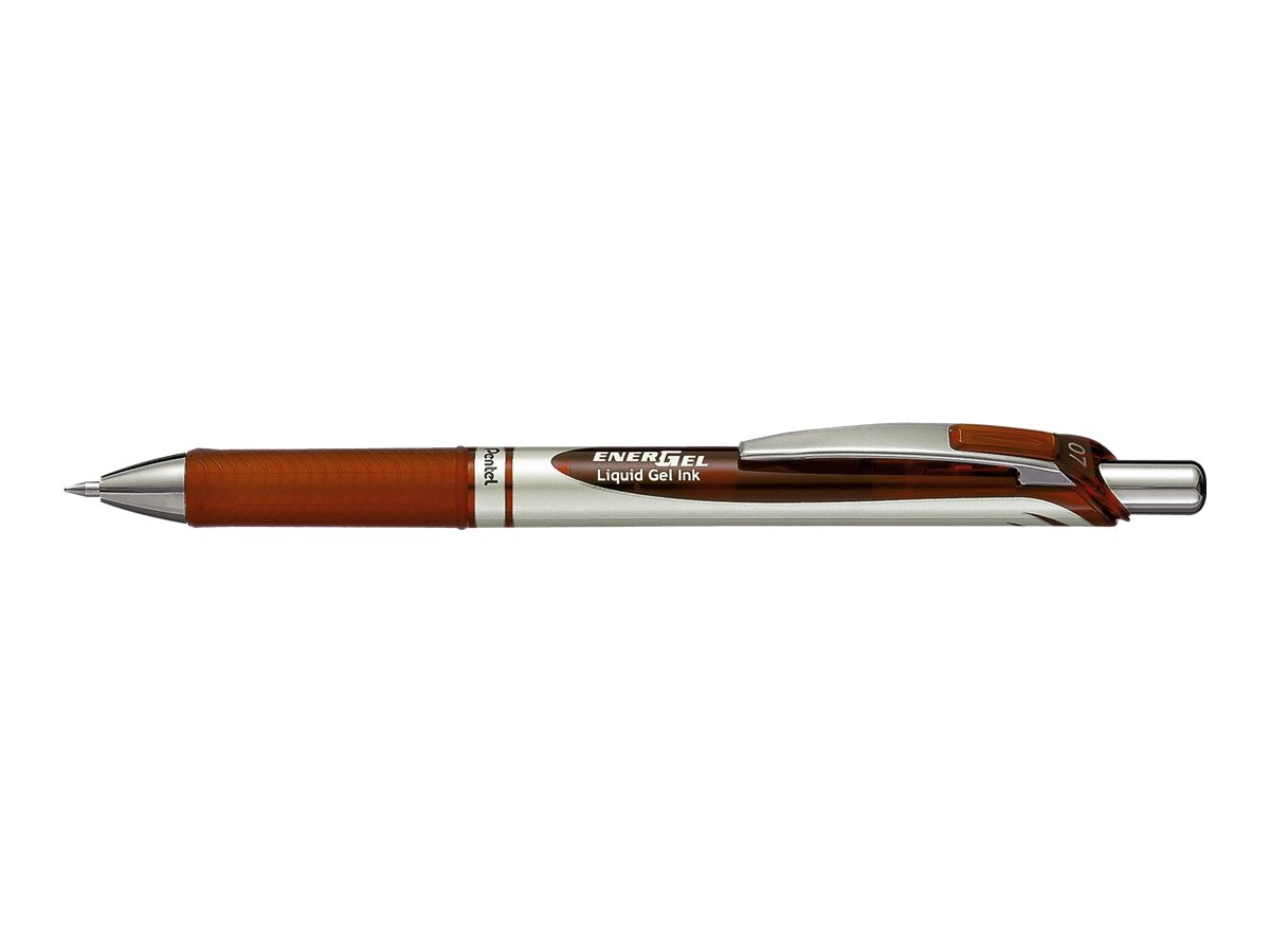 Pentel EnerGel BL77 Gelschreiber braun/silber 0,35 mm, Schreibfarbe: braun, 1 St. Pentel EnerGel BL77 Gelschreiber braun/silber 0,35 mm, Schreibfarbe: braun, 1 St.