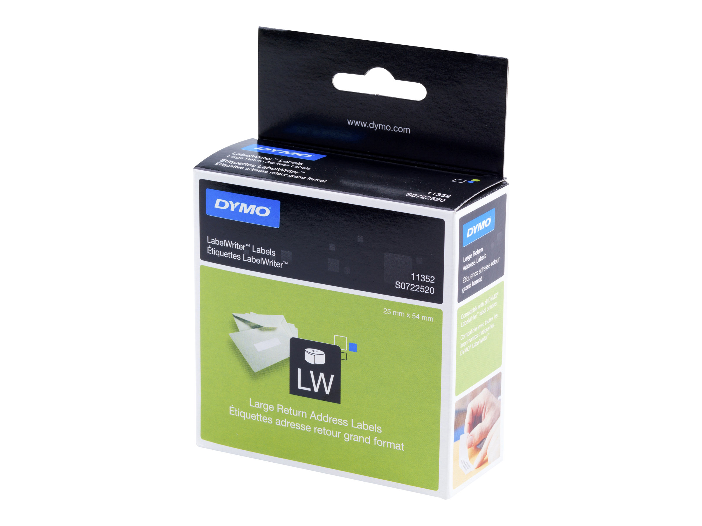 S0722520 DYMO 25x54mm WEISS