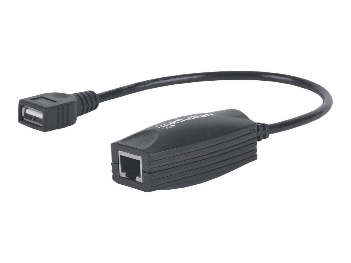 USB Line Extender Vergroessert die Reichweite von USB Geraeten auf bis zu 60 m ueber RJ45 Patchkabel