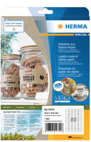 1.600 HERMA Etiketten braun 35,6 x 16,9 mm