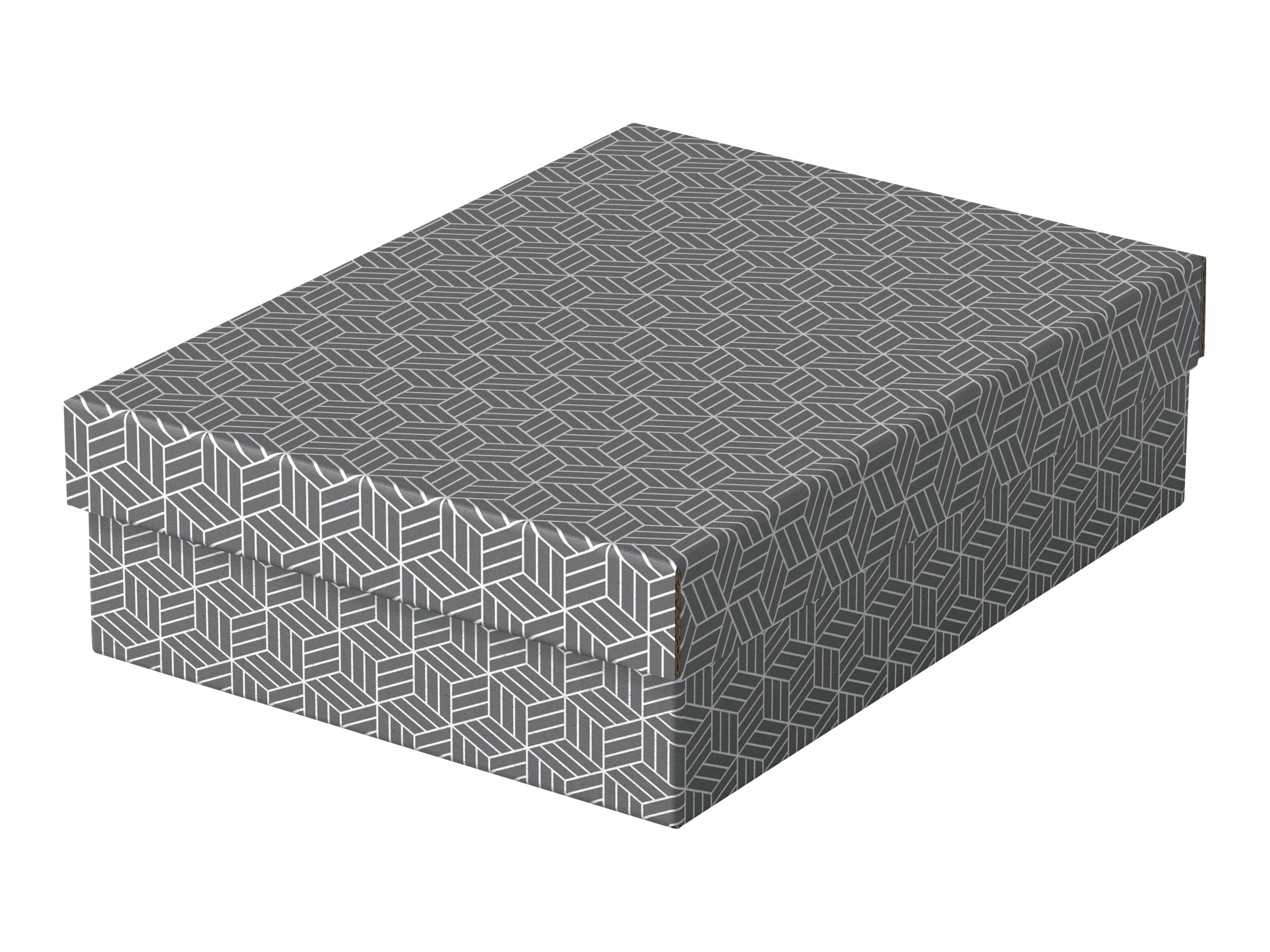 3 Esselte Home Aufbewahrungsboxen 8,0 l grau 26,5 x 36,0 x 10,0 cm