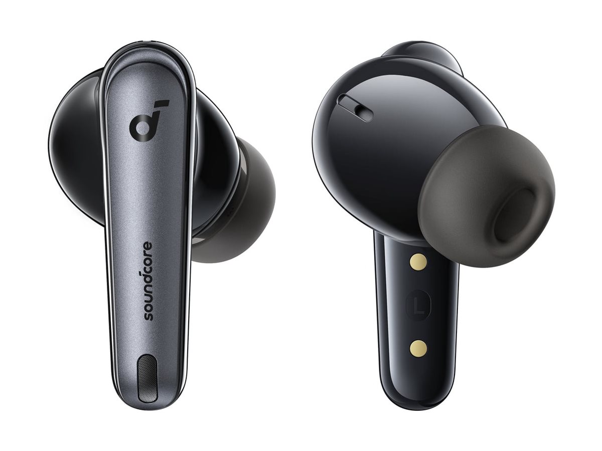ANKER Soundcore Liberty 4 NC schwarz True-Wireless Earbuds ANC 2.0 11mm Audiotreiber Hi-Res Sound LDAC EQ mit HearID IPX4 6 Mikros