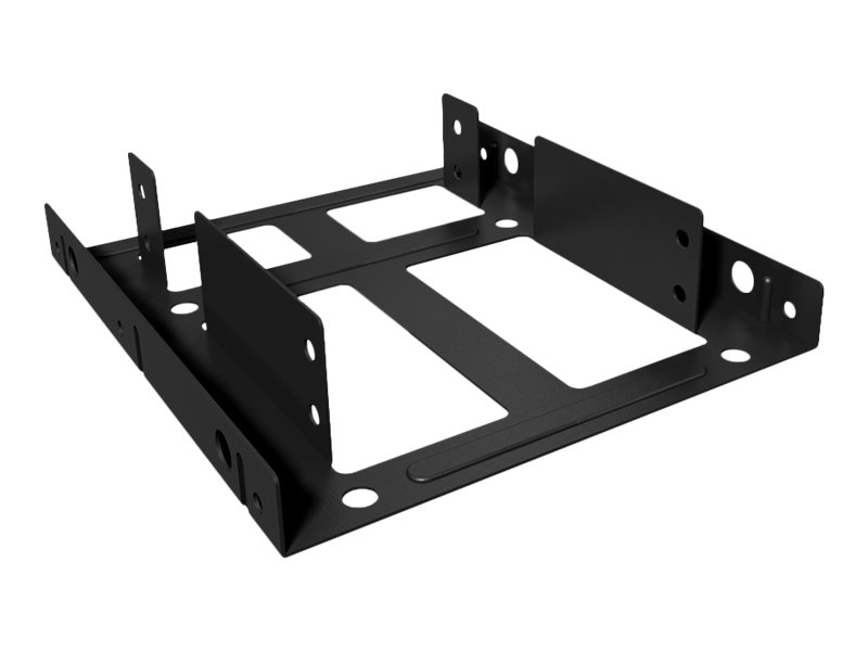 ICY BOX IB-AC643 Metall Einbaurahmen fuer 2x 6,35cm 2,5 Zoll SATA HDD/SSD in einen 8,89cm 3,5 Zoll Schacht