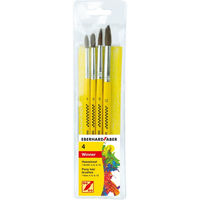 EBERHARD FABER Pinsel-Set Groesse 4, 6, 8, 12, 4-teilig EBERHARD FABER Pinsel-Set Groesse 4, 6, 8, 12, 4-teilig