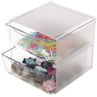 Deflecto Cube Aufbewahrungsbox transparent 15,3 x 15,3 x 18,2 cm Deflecto Cube Aufbewahrungsbox transparent 15,3 x 15,3 x 18,2 cm