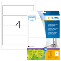 HERMA Ordneretiketten weiss, 20 Blatt