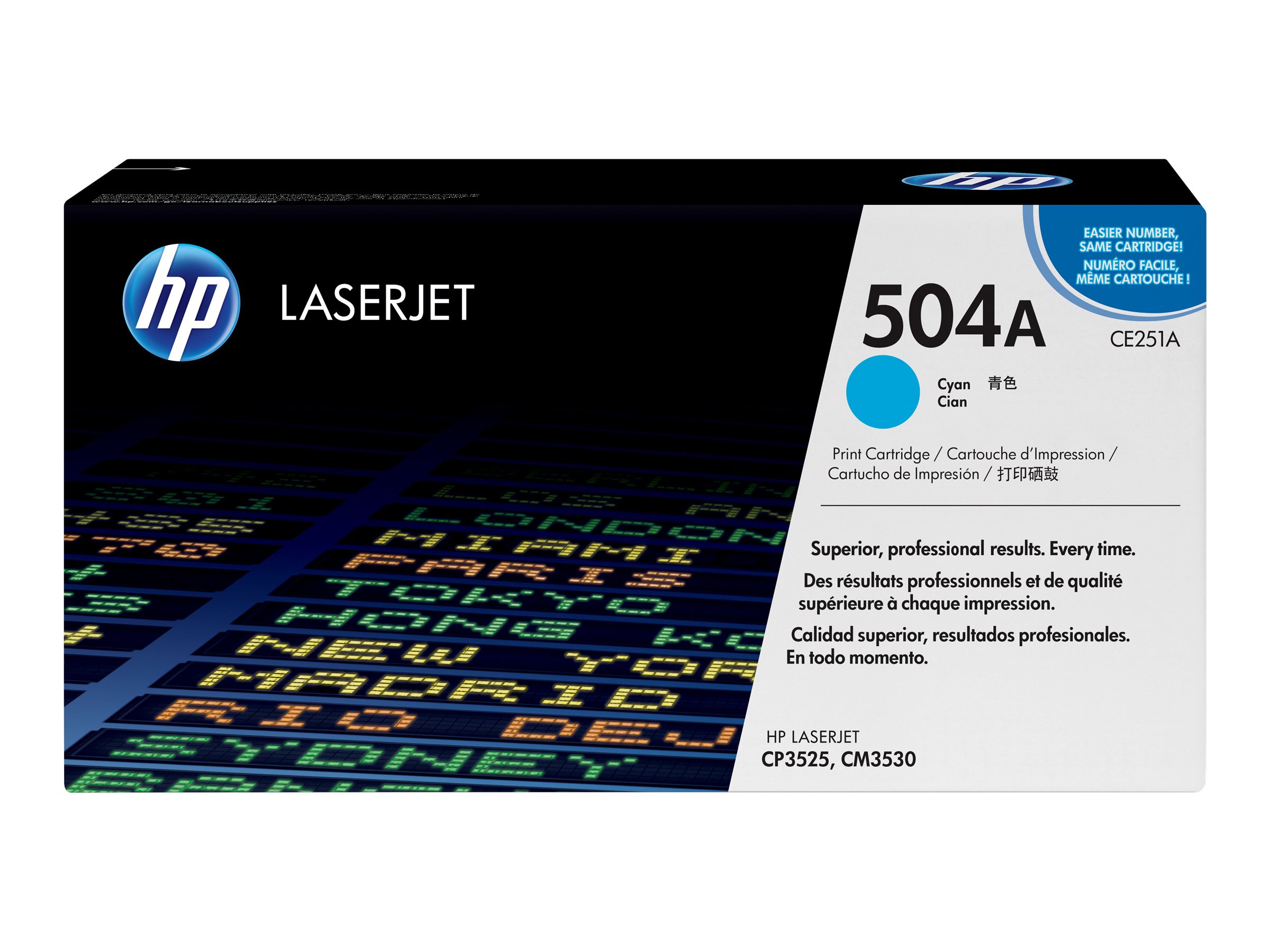 HP 504A (CE251A) cyan Tonerkartusche