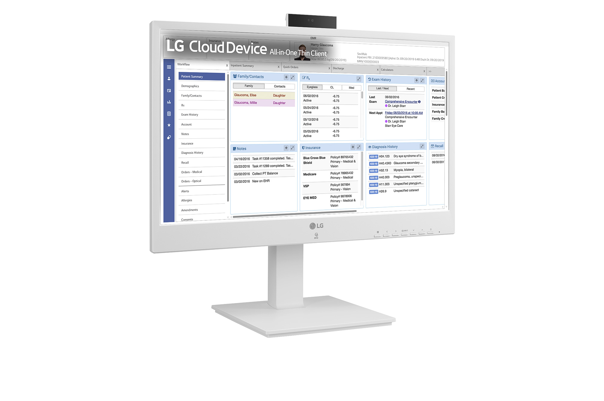LG Thin Client 24CR670N-6P 23,8 Zoll Intel Celeron N5105 8GB 16GB eMMC