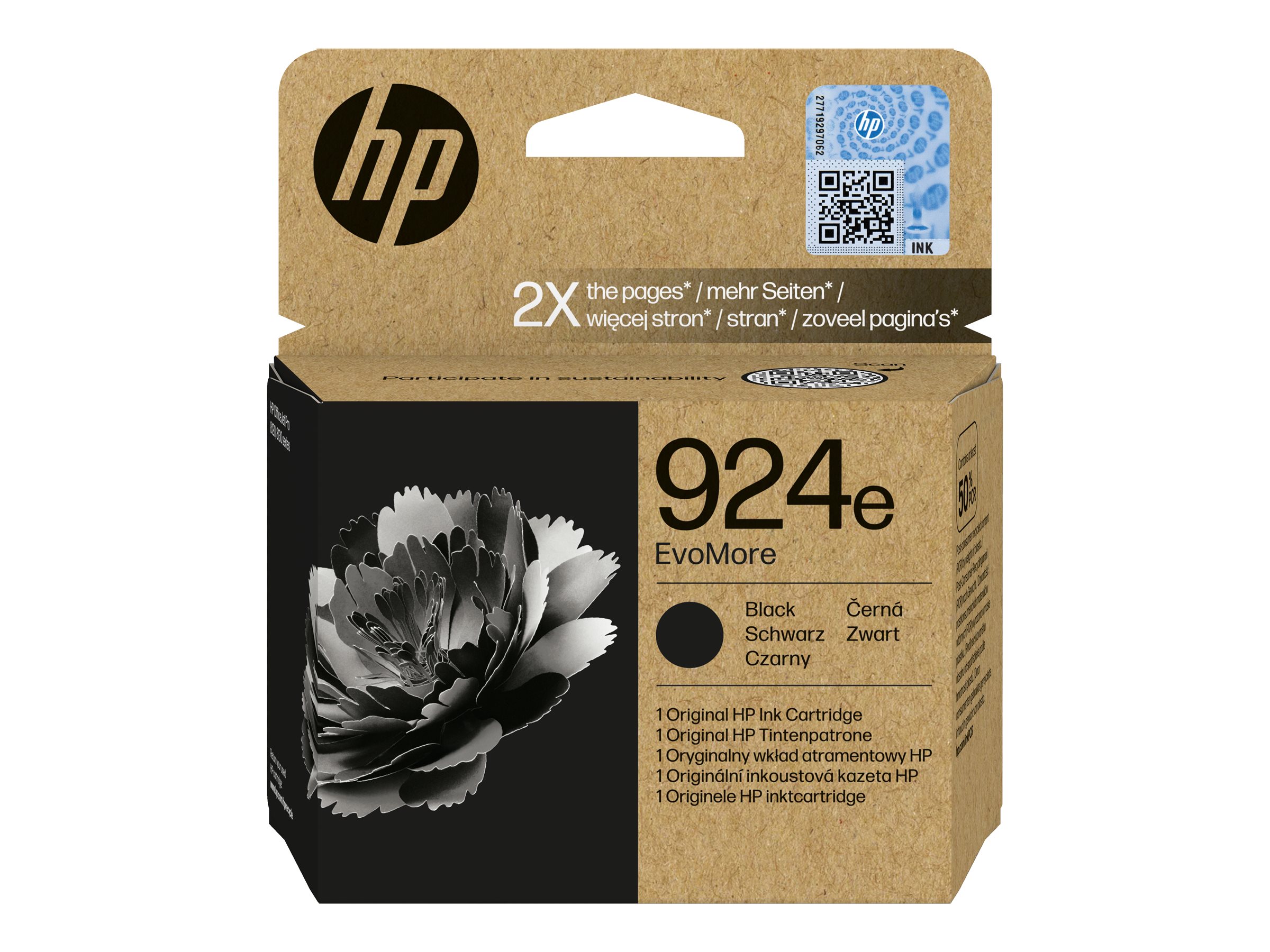 HP 924e (4K0V0NE) schwarz Druckerpatrone
