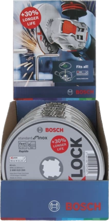 10 BOSCH Trennscheiben PRO Stainless Steel and Metal XLock