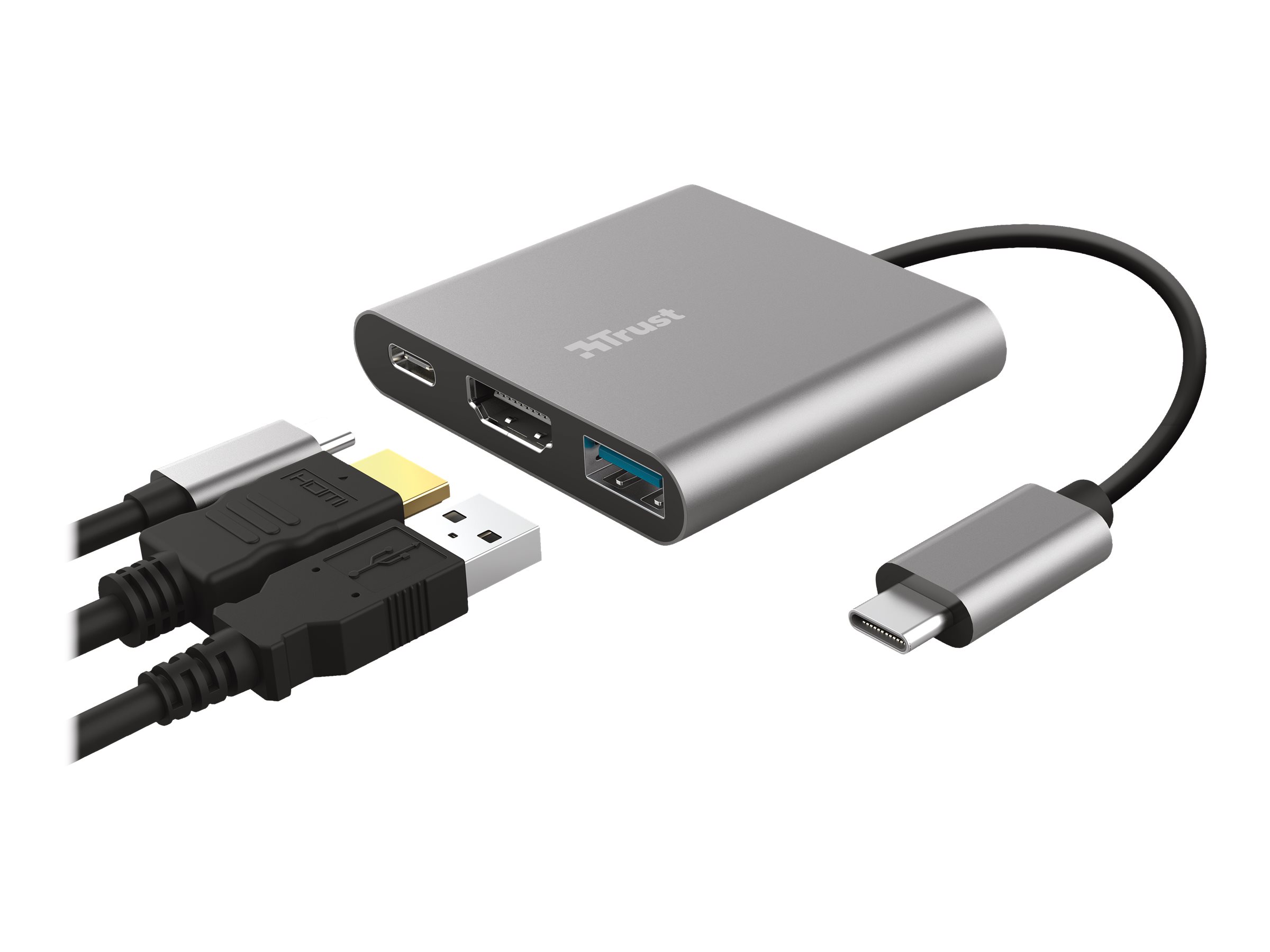 TRUST DALYX 3-IN-1 USB-C ADAPTER