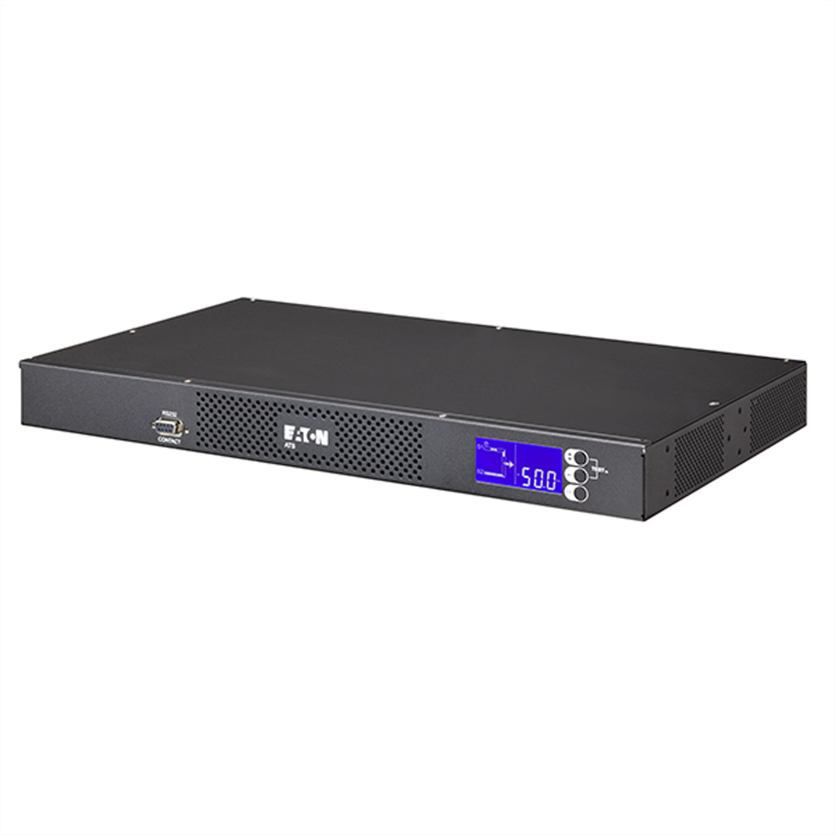 EATON Rack ATS 16A/230V (2)C20 in (8)C13 (1)C19 out Rackmount Transfer Switches EATON Rack ATS 16A/230V (2)C20 in (8)C13 (1)C19 out Rackmount Transfer Switches