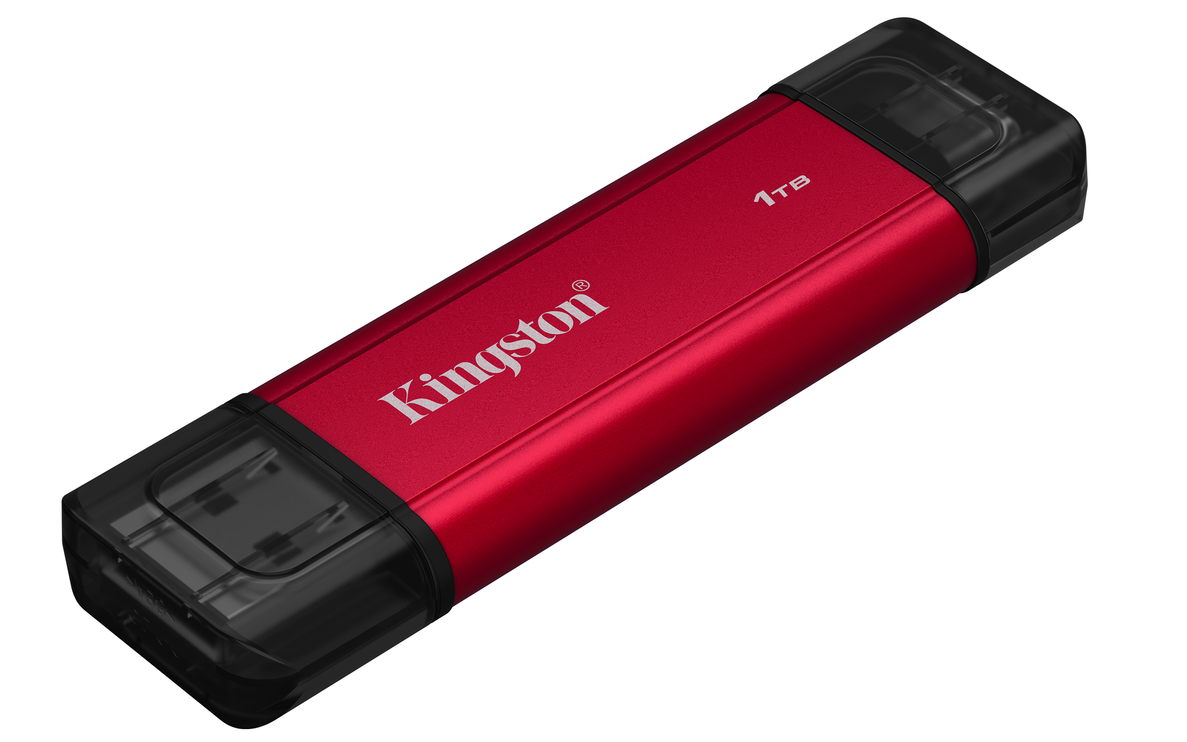 Kingston Dual Portable SSD 1 TB USB‑A/C Rot