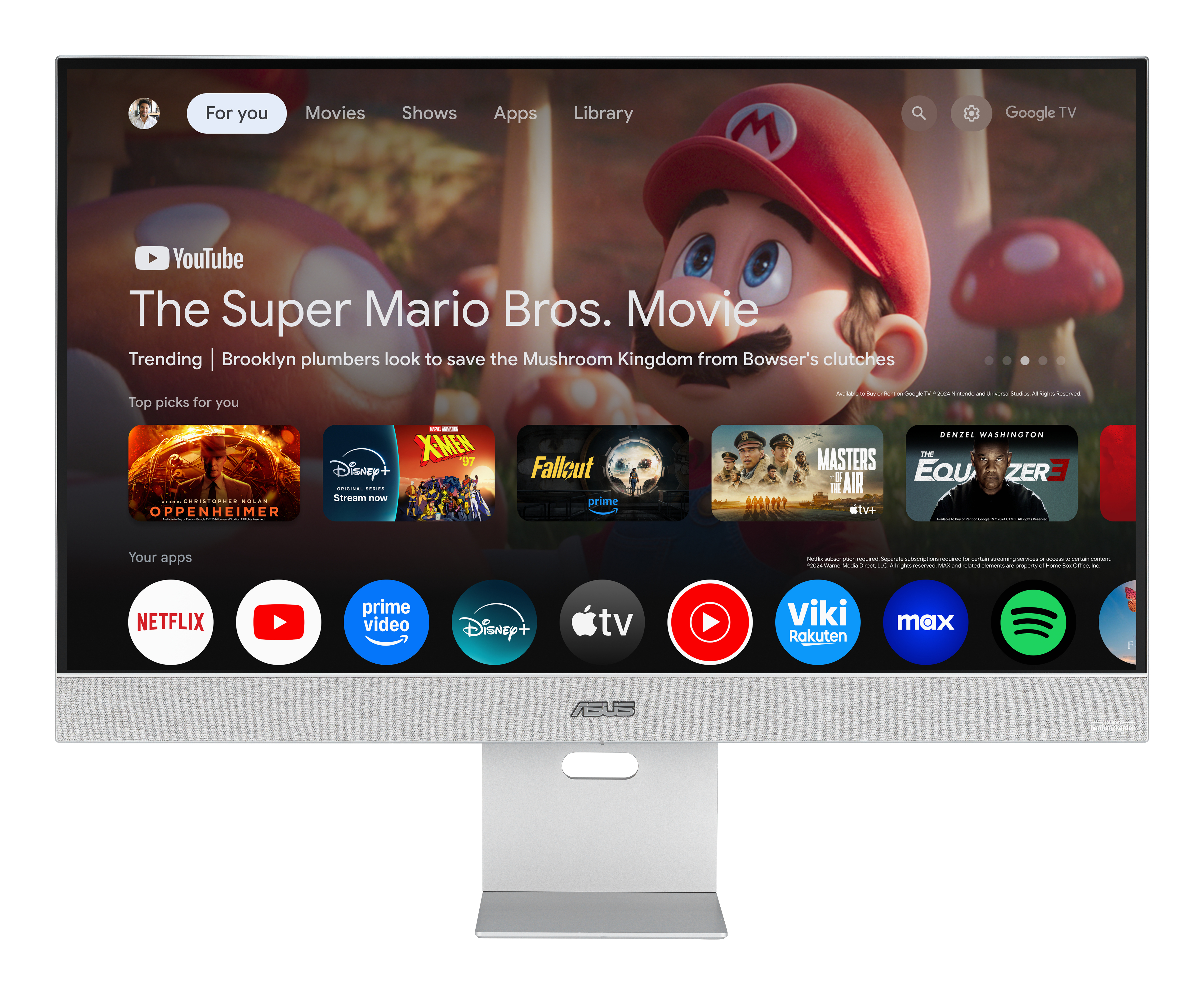 ASUS ZenScreen Smart MS32UC 80,01cm 31,5Zoll IPS WLED UHD 169 60Hz 350cdm2 5ms HDMI DP USBC DP USB Hub 2xUSBA 2 2x5W Speakers