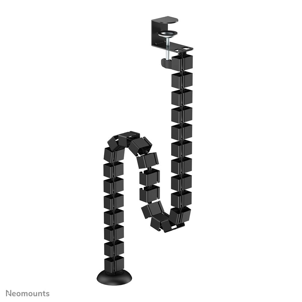 NEOMOUNTS Cable Spine Organizer for sitstand desk frames clamp mounted black