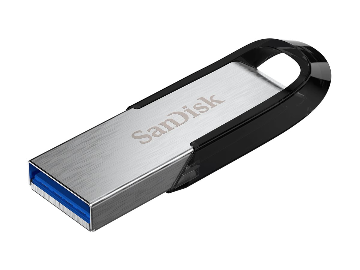 SanDisk USB-Stick Ultra Flair silber, schwarz 16 GB