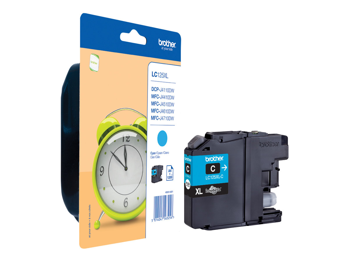 LC12EC BROTHER MFC Tinte cyan 1200Seiten LC12EC BROTHER MFC Tinte cyan 1200Seiten