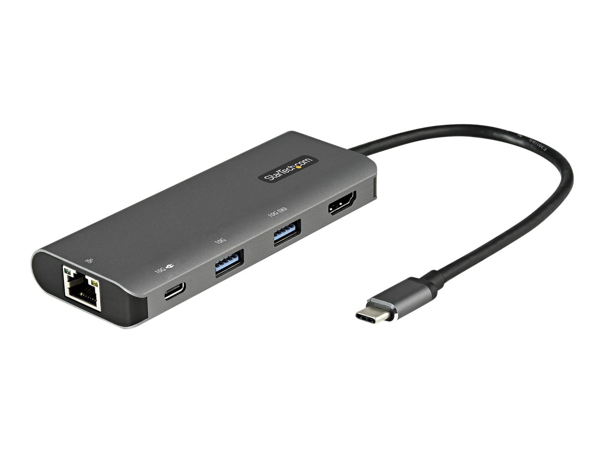 STARTECH.COM USB-C Multiport Adapter - 10Gbit/s USB3.1 Gen2mini Dock - 4K 30Hz HDMI - Stromversorgung 3.0 Passthrough - 100W STARTECH.COM USB-C Multiport Adapter - 10Gbit/s USB3.1 Gen2mini Dock - 4K 30Hz HDMI - Stromversorgung 3.0 Passthrough - 100W