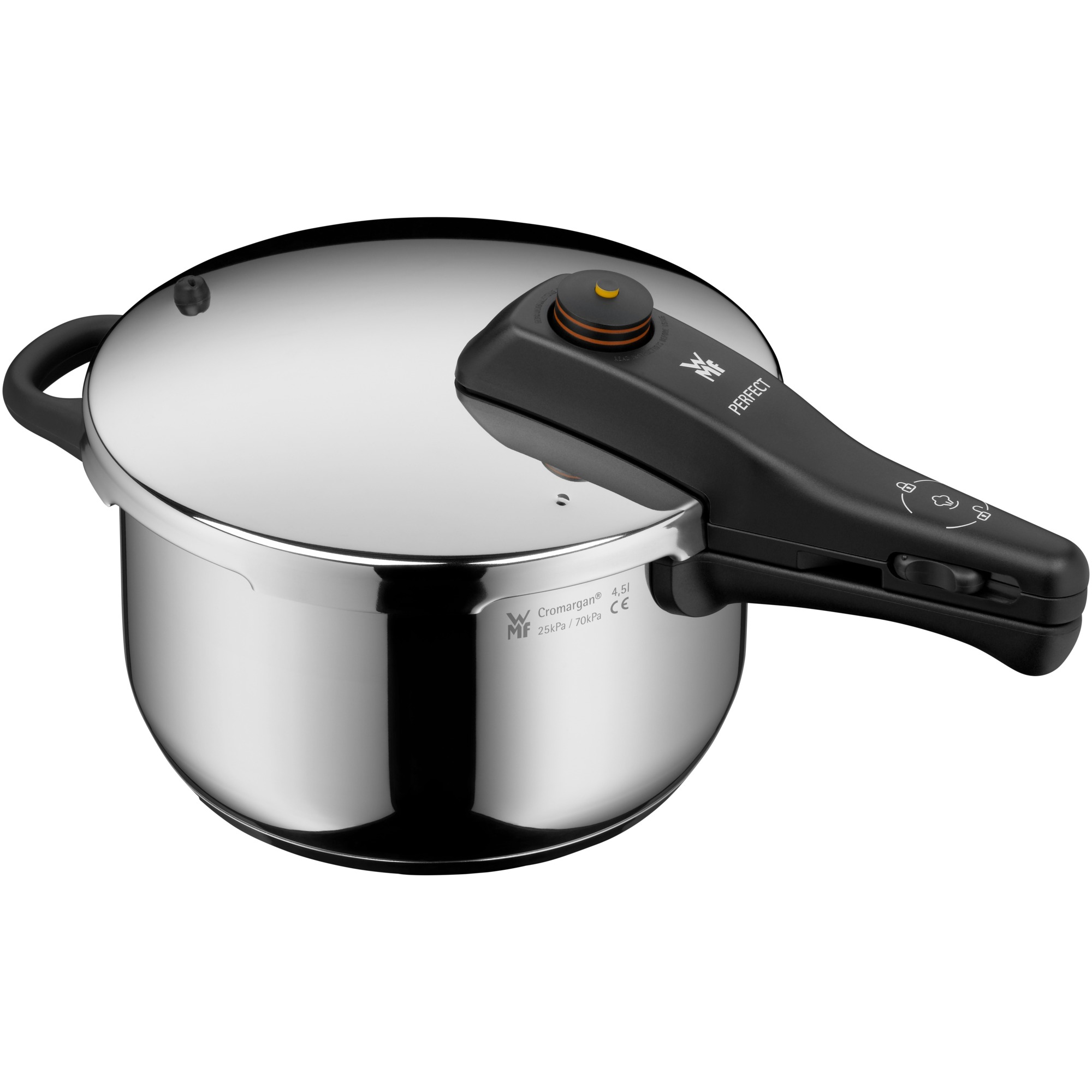 WMF Perfect One Pot Schnellkochtopf Induktion 4.5l Silber