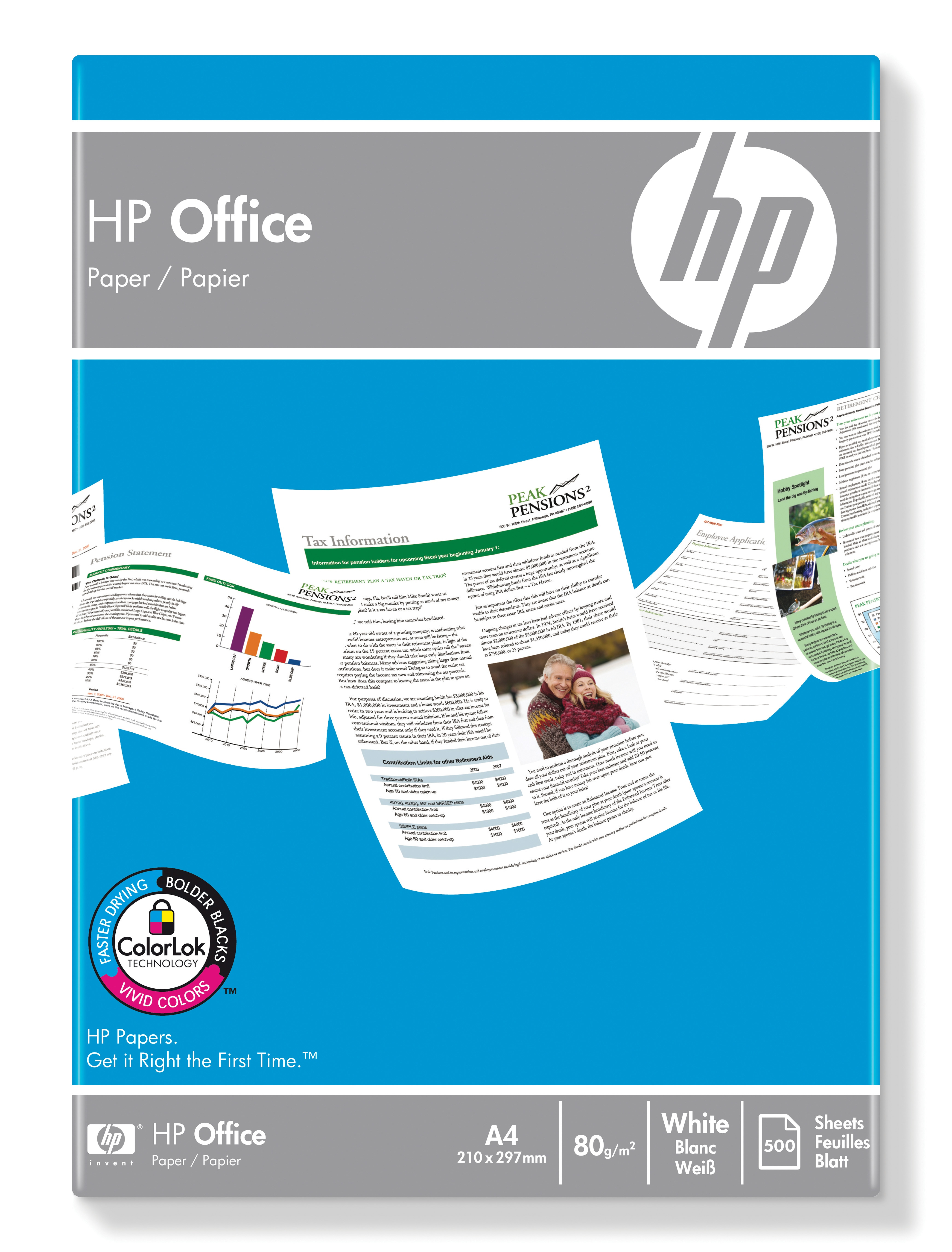 HP Kopierpapier Office DIN A4 80 gqm 500 Blatt