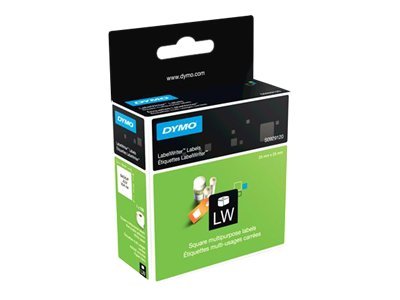 S0929120 DYMO 25x25mm WEISS
