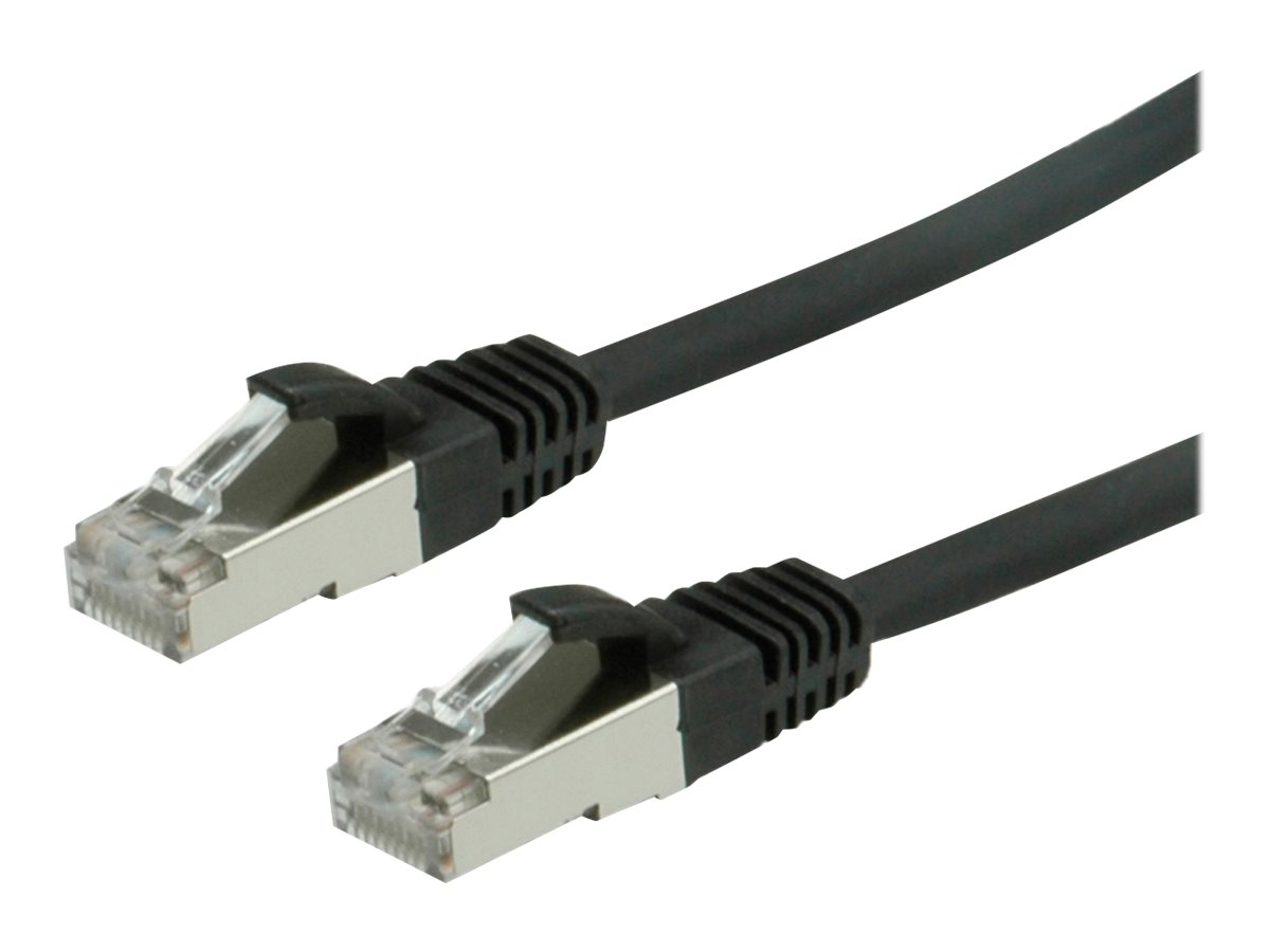 VALUE Patchkabel Kat.6 Class E S/FTP PiMF LSOH schwarz 3m