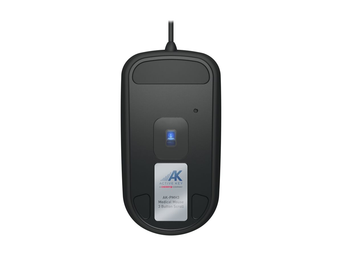 CHERRY AK-PMH3 Medical Mouse 3-Button Scroll Hygiene-Maus kabelgebunden schwarz CHERRY AK-PMH3 Medical Mouse 3-Button Scroll Hygiene-Maus kabelgebunden schwarz