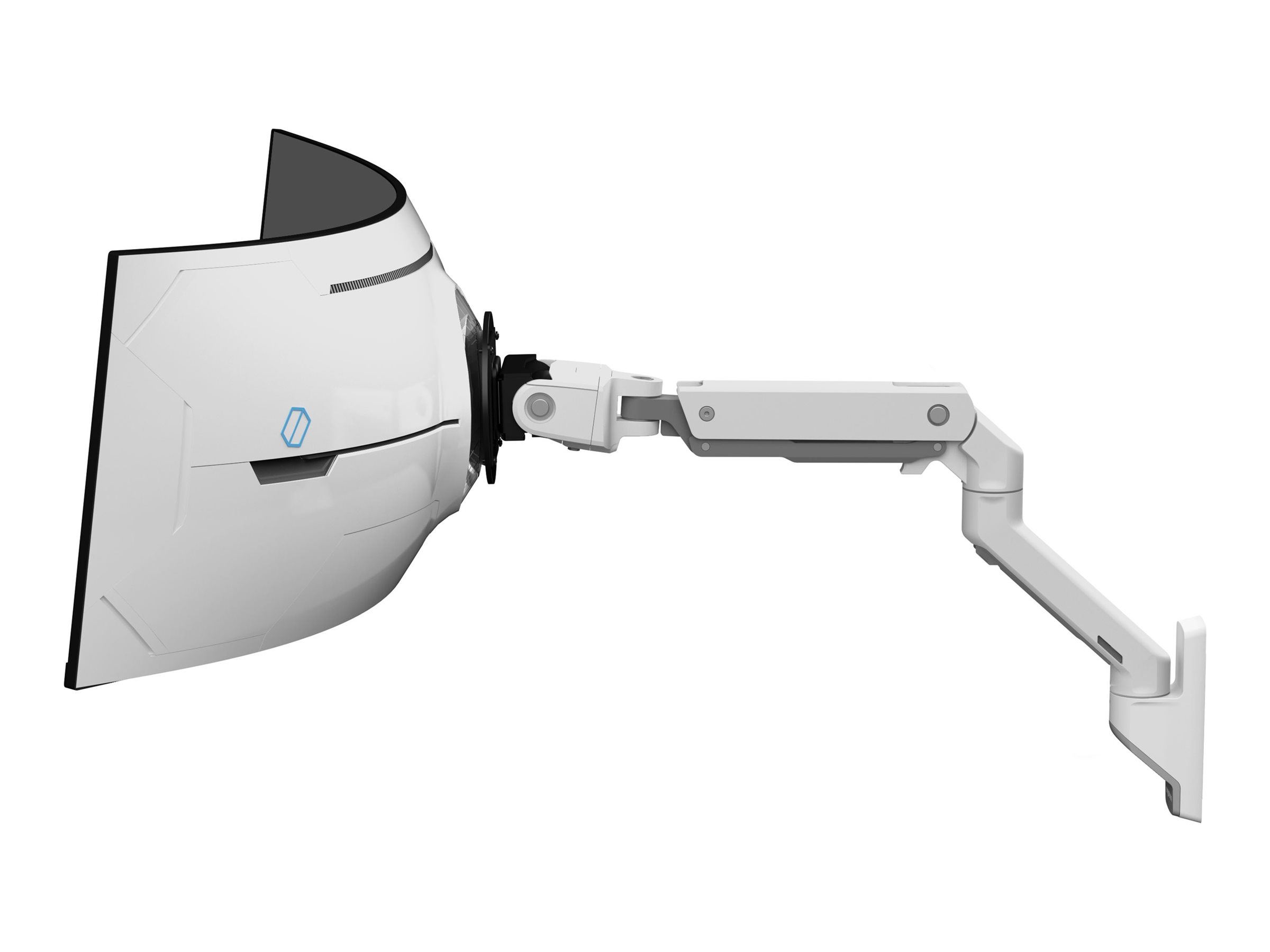 ERGOTRON HX Arm With Very Heavy Duty Pivot Wall Mount White