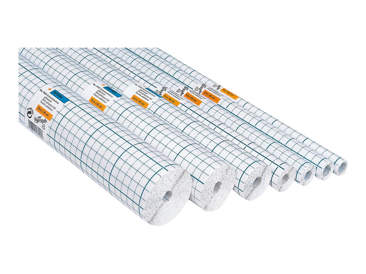 HERMA Bucheinbandfolie selbstklebend Selbstklebefolie transparent 40,0 cm x 2,0 m