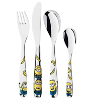 WMF 1286076040 Minions Kinderbesteck Set 4-teilig