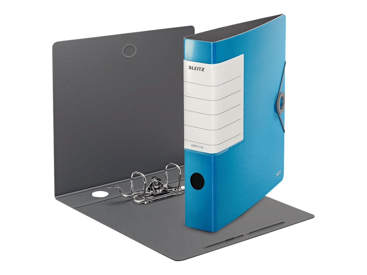 LEITZ Solid 1113 Ordner hellblau Kunststoff 6,2 cm DIN A4