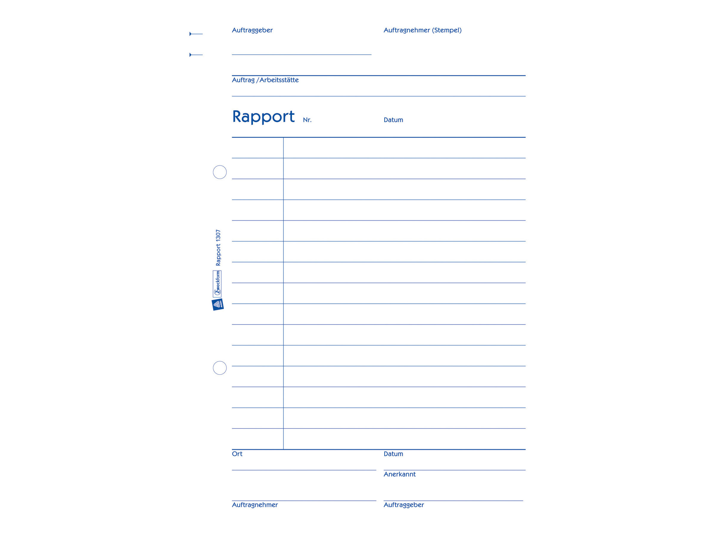 AVERY Zweckform Rapport Formularbuch 1307 AVERY Zweckform Rapport Formularbuch 1307