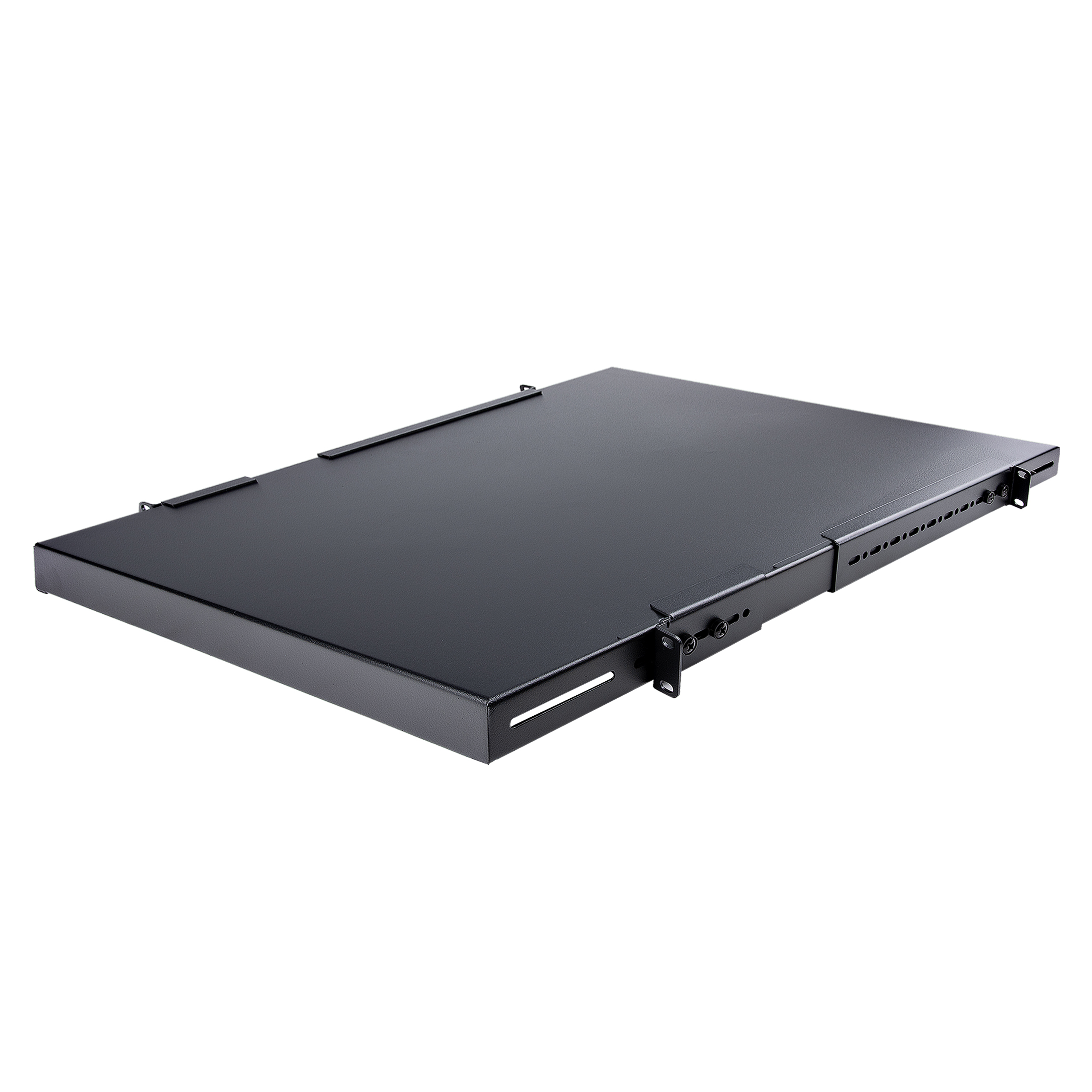 STARTECHCOM 1 HE verstellbarer Schwerlast Fachboden fUer Server Rack Schrank bis 80 Kg Fachboden fUer Serverschrank 1HE