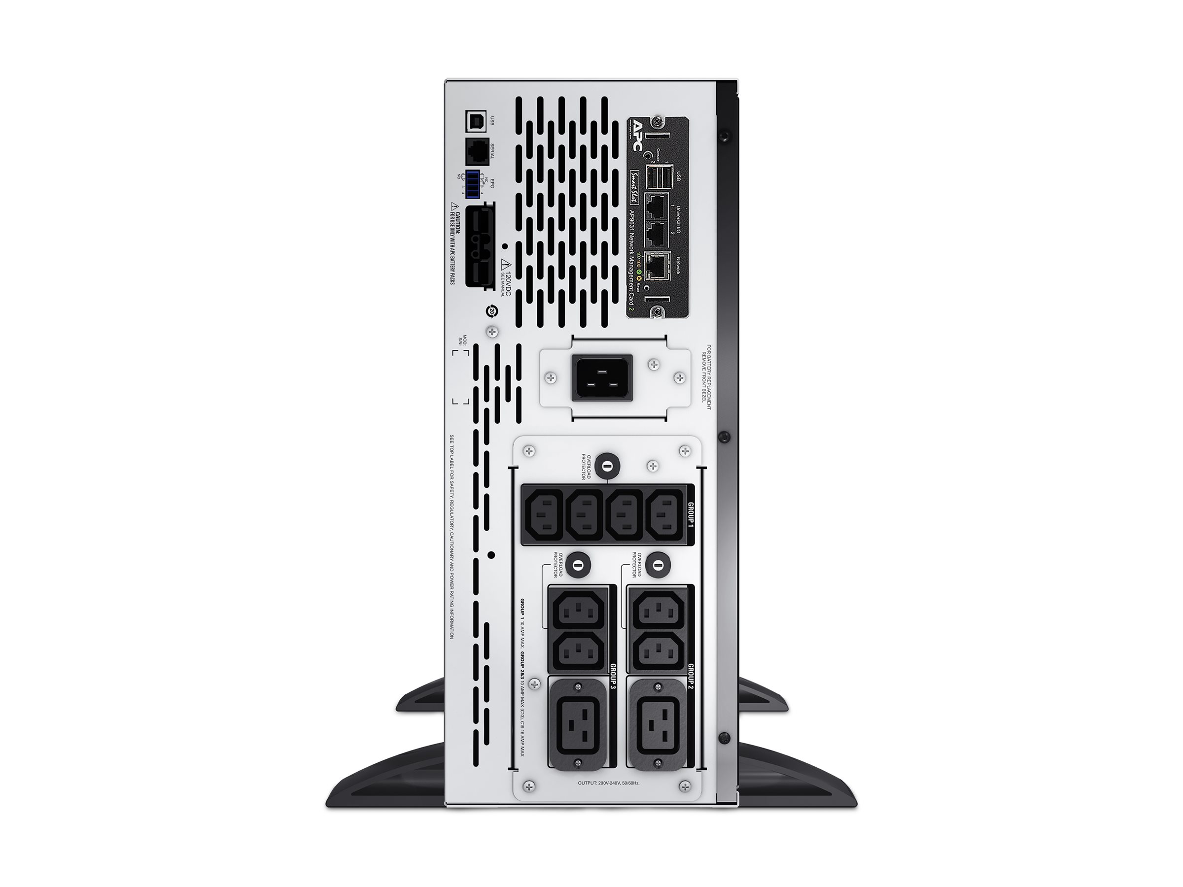 APC Smart UPS X 2200VA Short-Depth Tower/Rack Convertible LCD 200-240V mit Netzwerk Karte