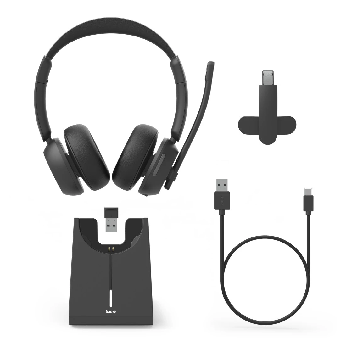 Hama BT-800 Bluetooth-Headset Schwarz