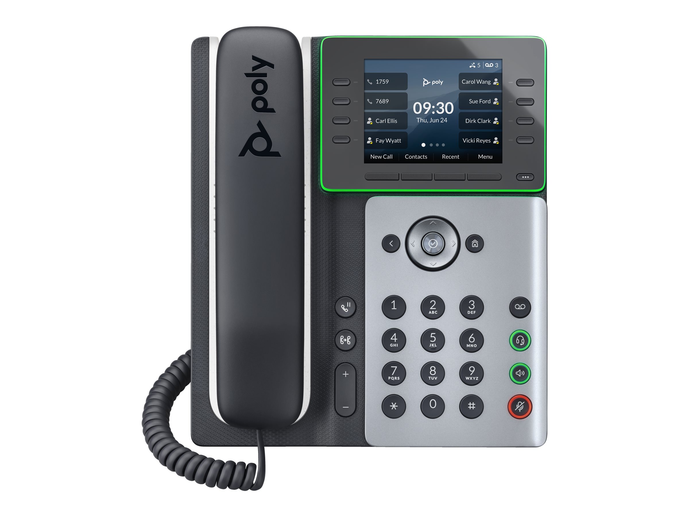 HP Poly Edge E320 IP Phone and PoE-enabled HP Poly Edge E320 IP Phone and PoE-enabled