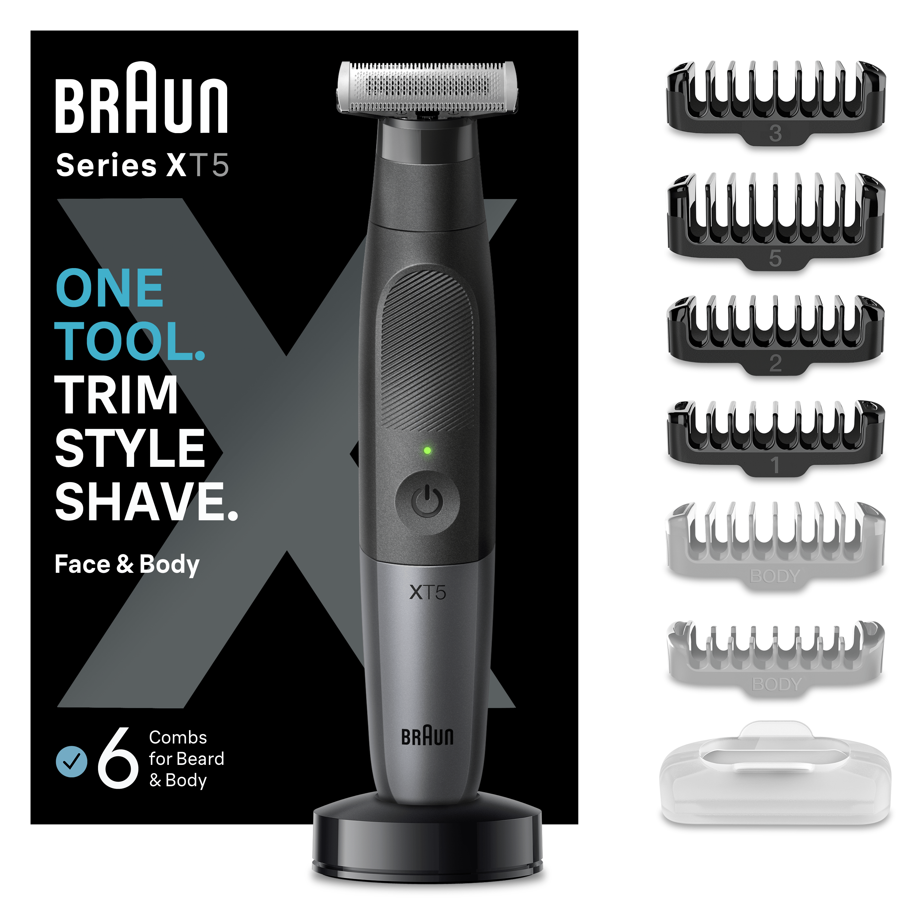 Braun Series XT5300 Face Body Travel