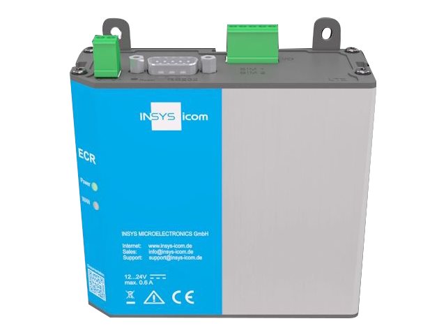 INSYS icom ECR-LW300 1.1 LTE/WLAN-Mobilfunk-Router Dual-SIM VPN-Option INSYS icom ECR-LW300 1.1 LTE/WLAN-Mobilfunk-Router Dual-SIM VPN-Option