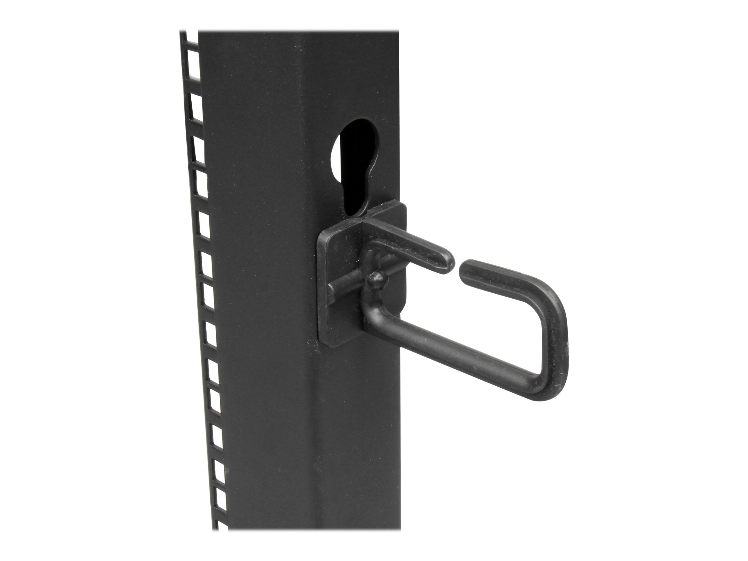 STARTECH.COM 12U Adjustable Depth Open Frame 4 Post Server Rack w/ Casters / Levelers and Cable Management Hooks STARTECH.COM 12U Adjustable Depth Open Frame 4 Post Server Rack w/ Casters / Levelers and Cable Management Hooks