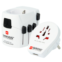 SKROSS Weltreiseadapter PRO World und USB 7A SKROSS Weltreiseadapter PRO World und USB 7A