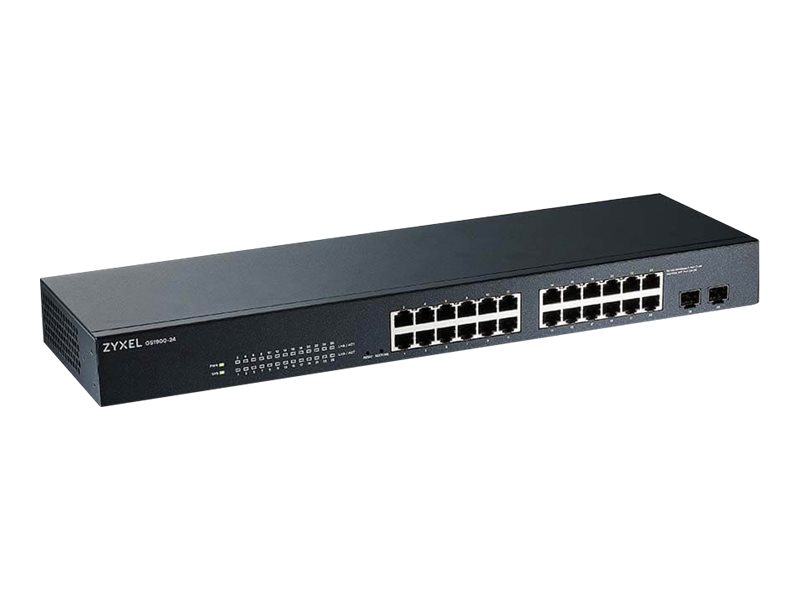 ZYXEL GS1900-24 v2 24-port GbE L2 Smart Switch rackmount fanless ZYXEL GS1900-24 v2 24-port GbE L2 Smart Switch rackmount fanless