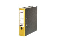 FALKEN Recycling Ordner gelb marmoriert Karton 8,0 cm DIN A4, 1 St