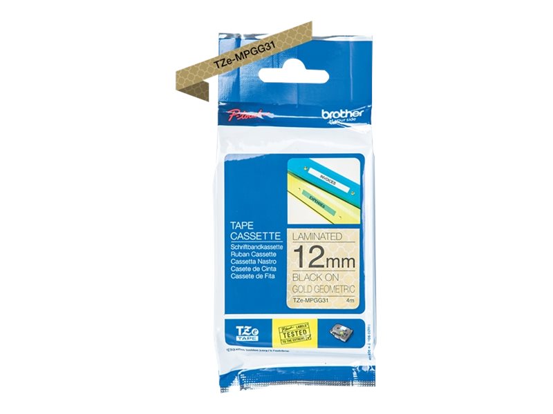 TZEMPGG31 BROTHER PT Schriftband 12mm TZEMPGG31 BROTHER PT Schriftband 12mm
