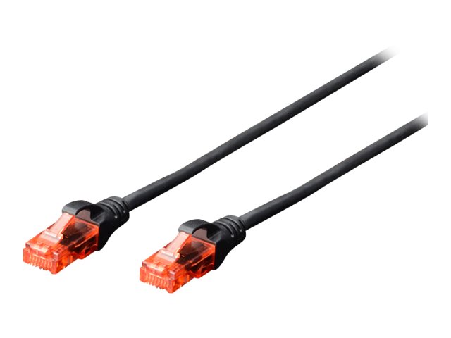 DIGITUS CAT 6 U-UTP Patchkabel Cu LSZH AWG 26/7 Länge 10 m Farbe Grau