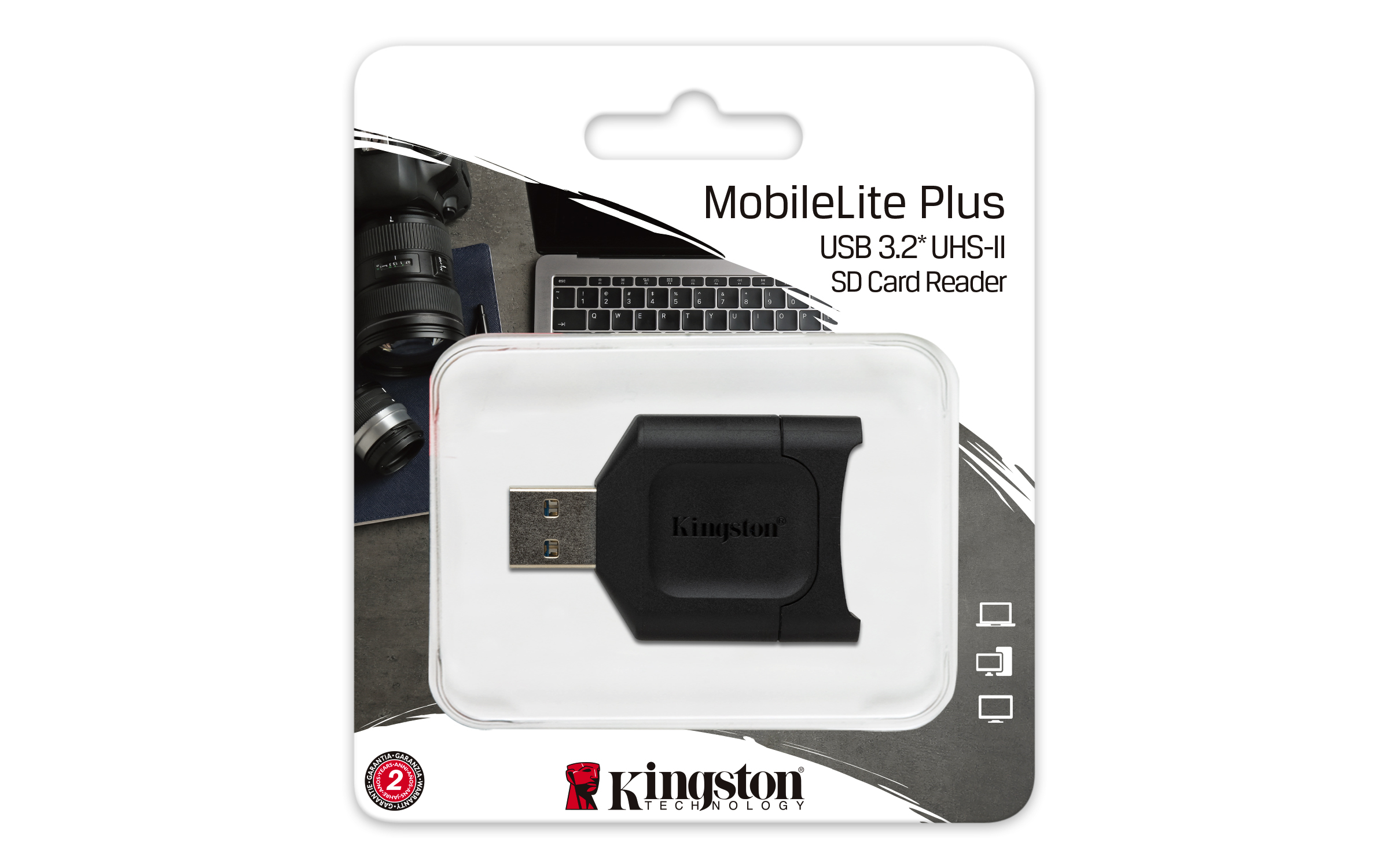 KINGSTON MobileLite Plus USB 31 SDHCSDXC UHSII Card Reader