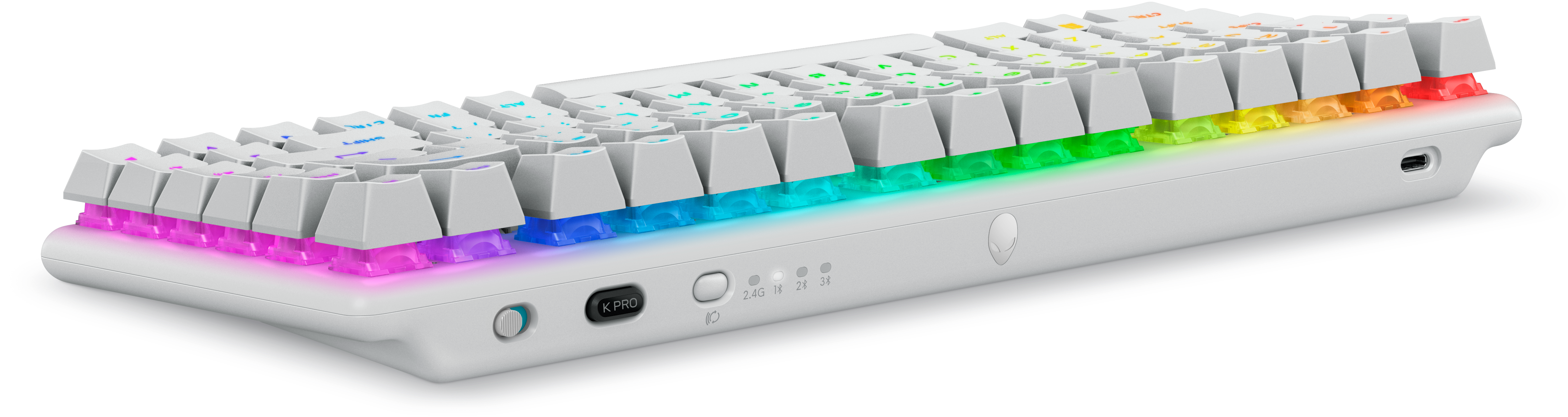DELL Alienware Pro Wireless Gaming Keyboard Lunar Light US QWERTY