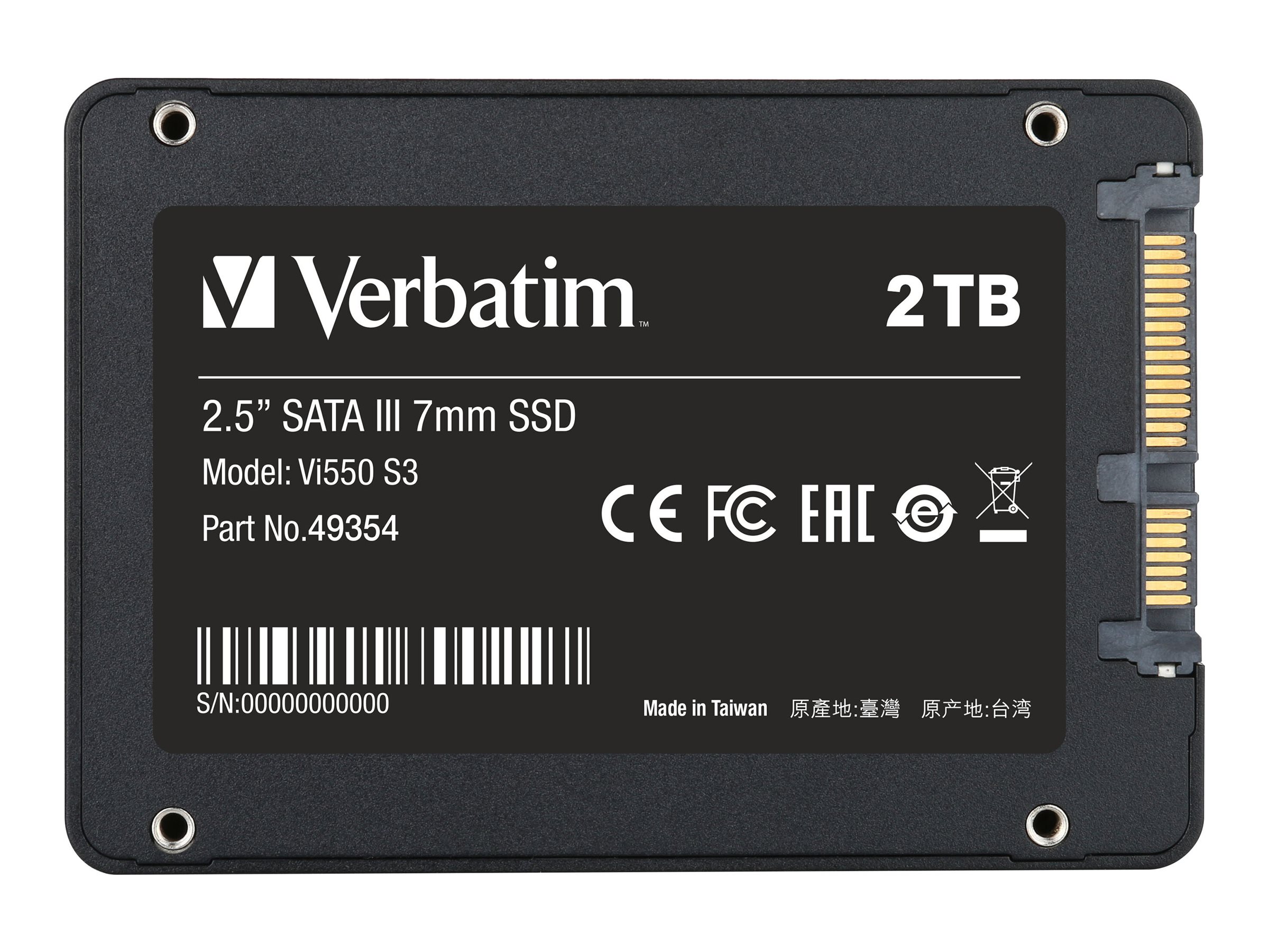verbatim Vi550 2 TB interne SSD-Festplatte
