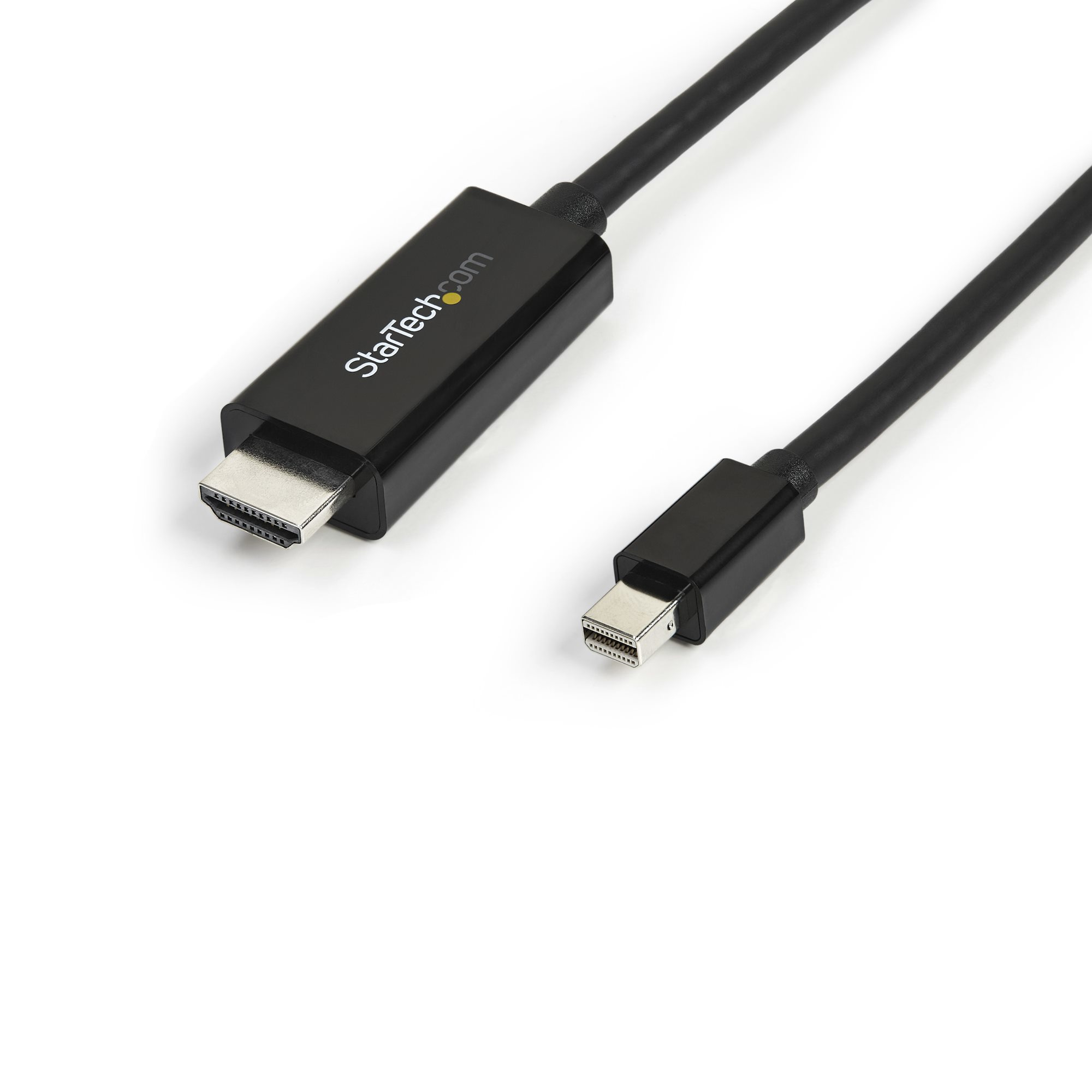 STARTECHCOM Mini DisplayPort auf HDMI Adapterkabel Mini DP zu HDMI Adapter Kabel 3m Ultra HD 4K 30Hz Schwarz